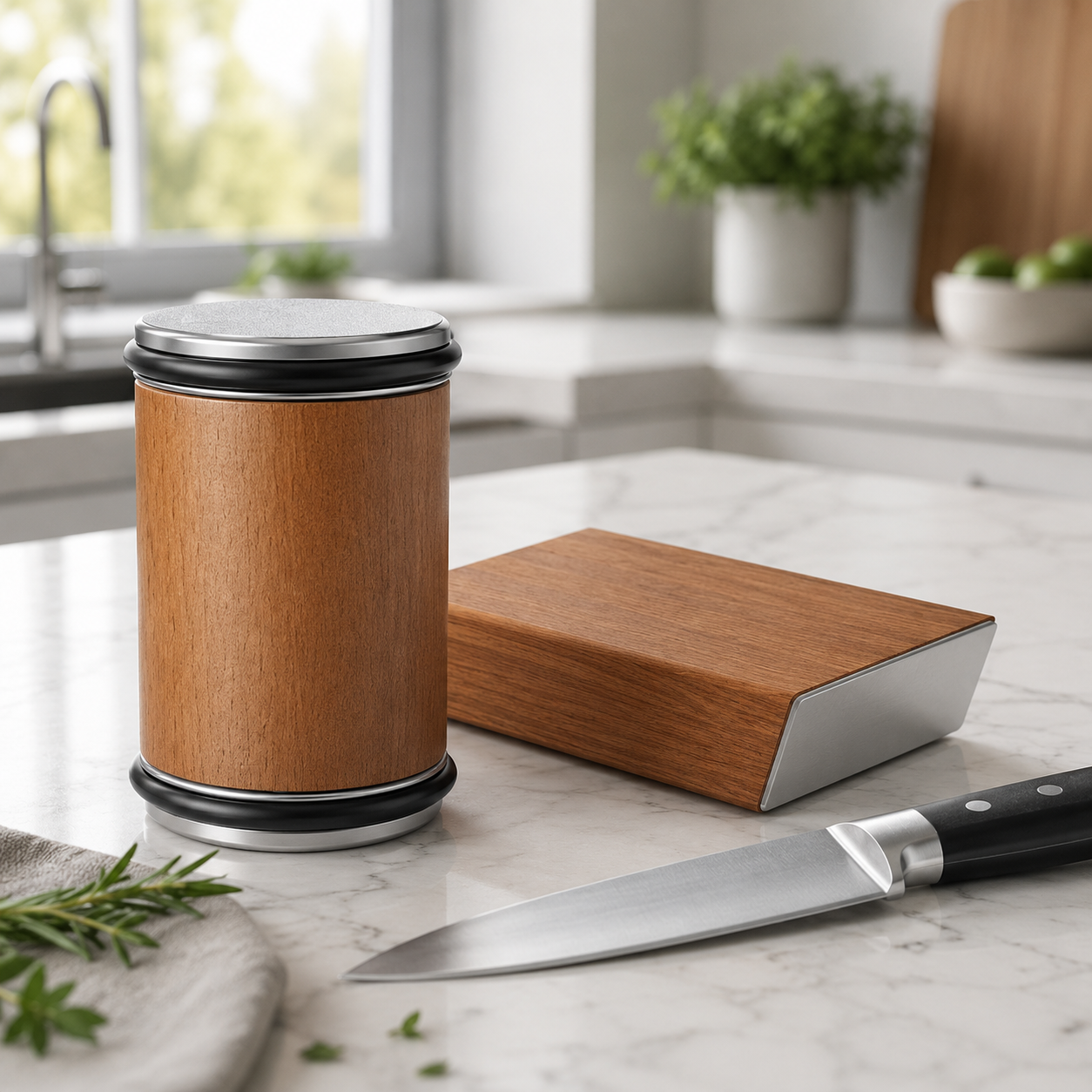 Rolling Knife Sharpener - 400 & 1000 Grit