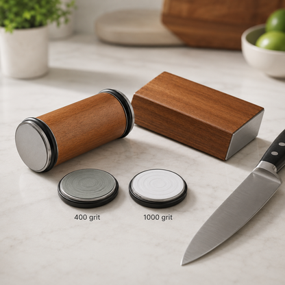 Rolling Knife Sharpener - 400 & 1000 Grit
