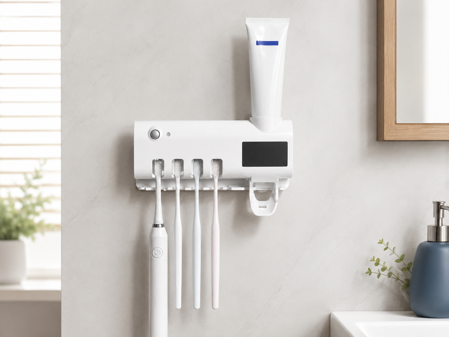 Smart Wall-Mounted Bathroom Organiser